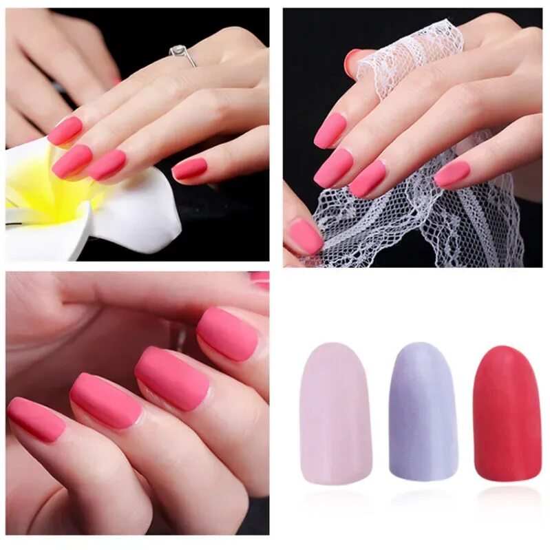 24 Colors Nail Art Velvet Flocking Powder Decoration Tips For DIY UV Gel Polish 