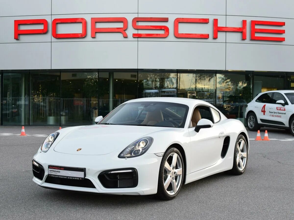 Порше фото цена в рублях Купить б/у Porsche Cayman II (981) 2.7 AMT (275 л.с.) бензин робот в Санкт-Петер