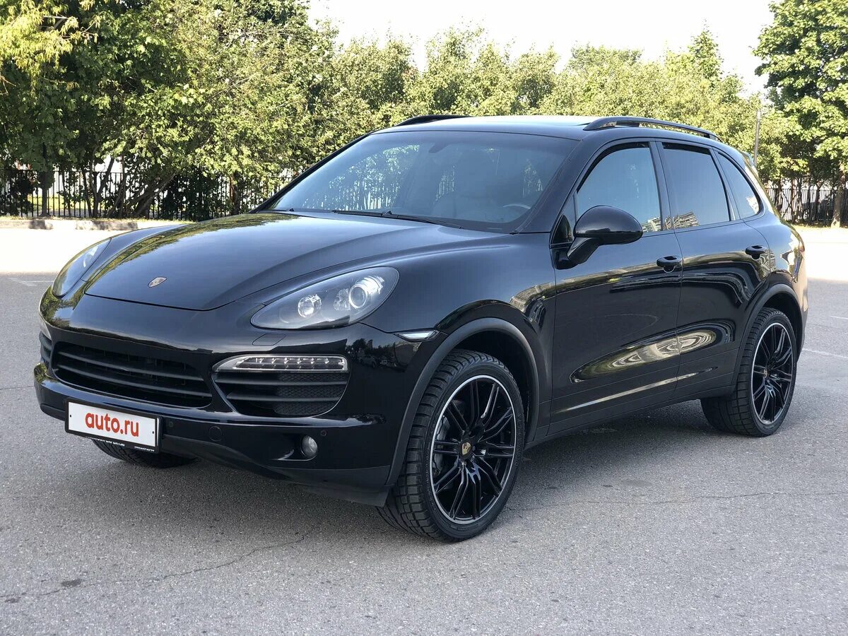 Порше кайен фото цена в рублях Купить б/у Porsche Cayenne II (958) S 4.8 AT (400 л.с.) 4WD бензин автомат в Мос