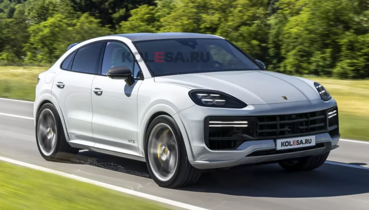 Порше кайен купе фото Появились первые фотоизображения обновленного кроссовера Porsche Cayenne Coupe