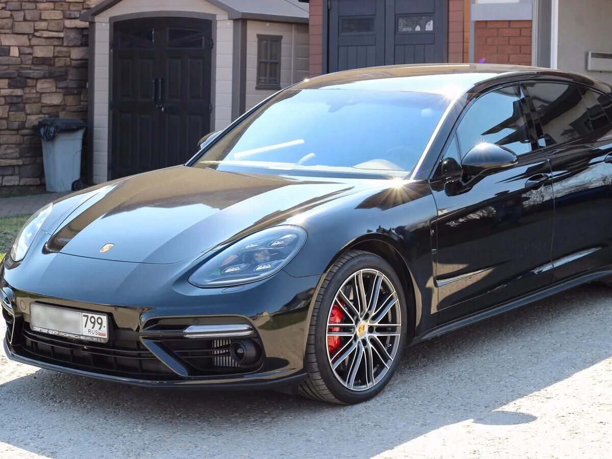 Порше панамера фото цена в рублях Купить б/у Porsche Panamera II Turbo 4.0 AMT (550 л.с.) 4WD бензин робот в Москв