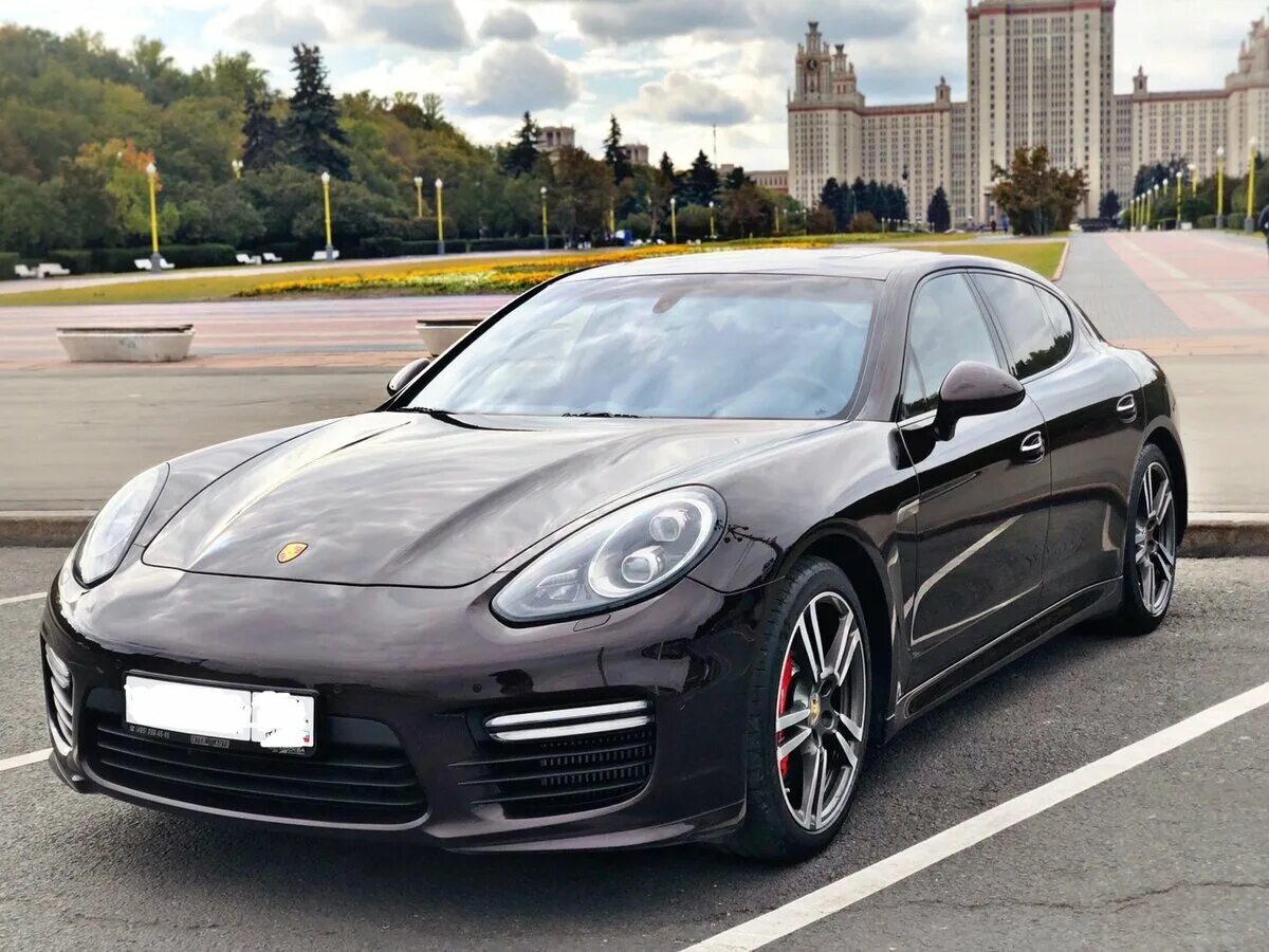 Порше панамера фото цена в рублях Купить б/у Porsche Panamera I Turbo 4.8 AMT (500 л.с.) 4WD бензин робот в Москве