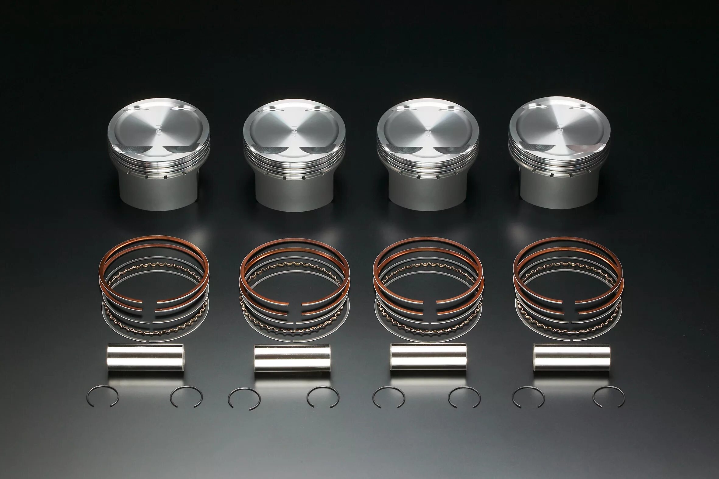 Поршень с кольцами фото TODA forged pistons now available for 4B11T Lancer Evo X engine