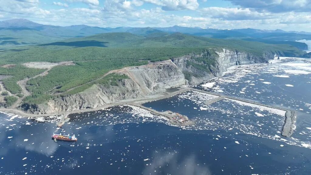 Порт эльга хабаровский край фото Строящийся морской терминал "Порт Эльга" внесен в границы хабаровского порта Ван