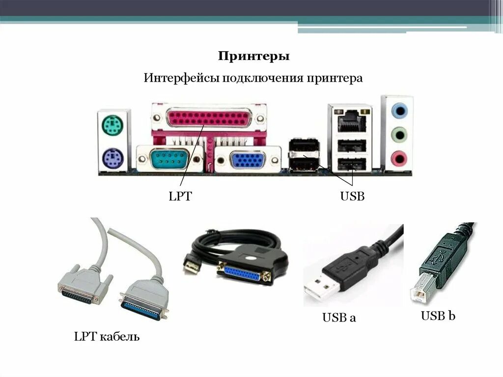 Порт подключения принтера к компьютеру Разъем на принтере фото - DelaDom.ru