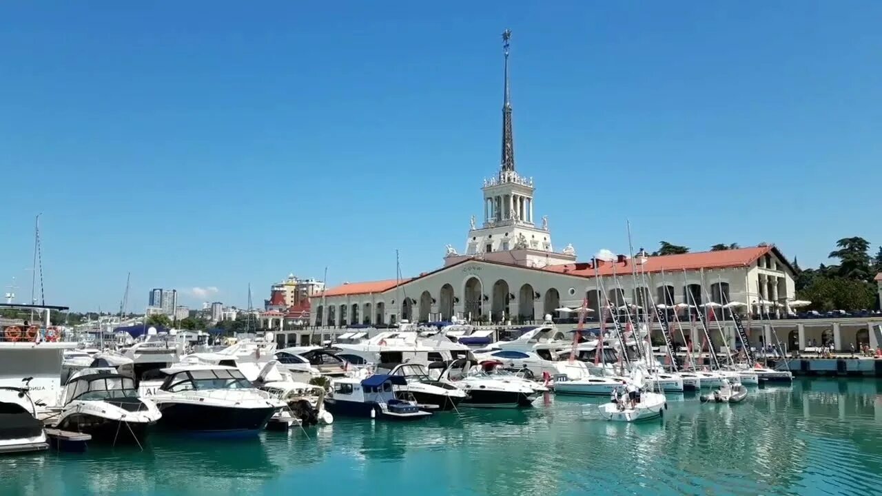 Порт сочи фото Сочи. Морской вокзал. Яхтенный порт Sochi Grand Marina. Июль 2022 года. - YouTub