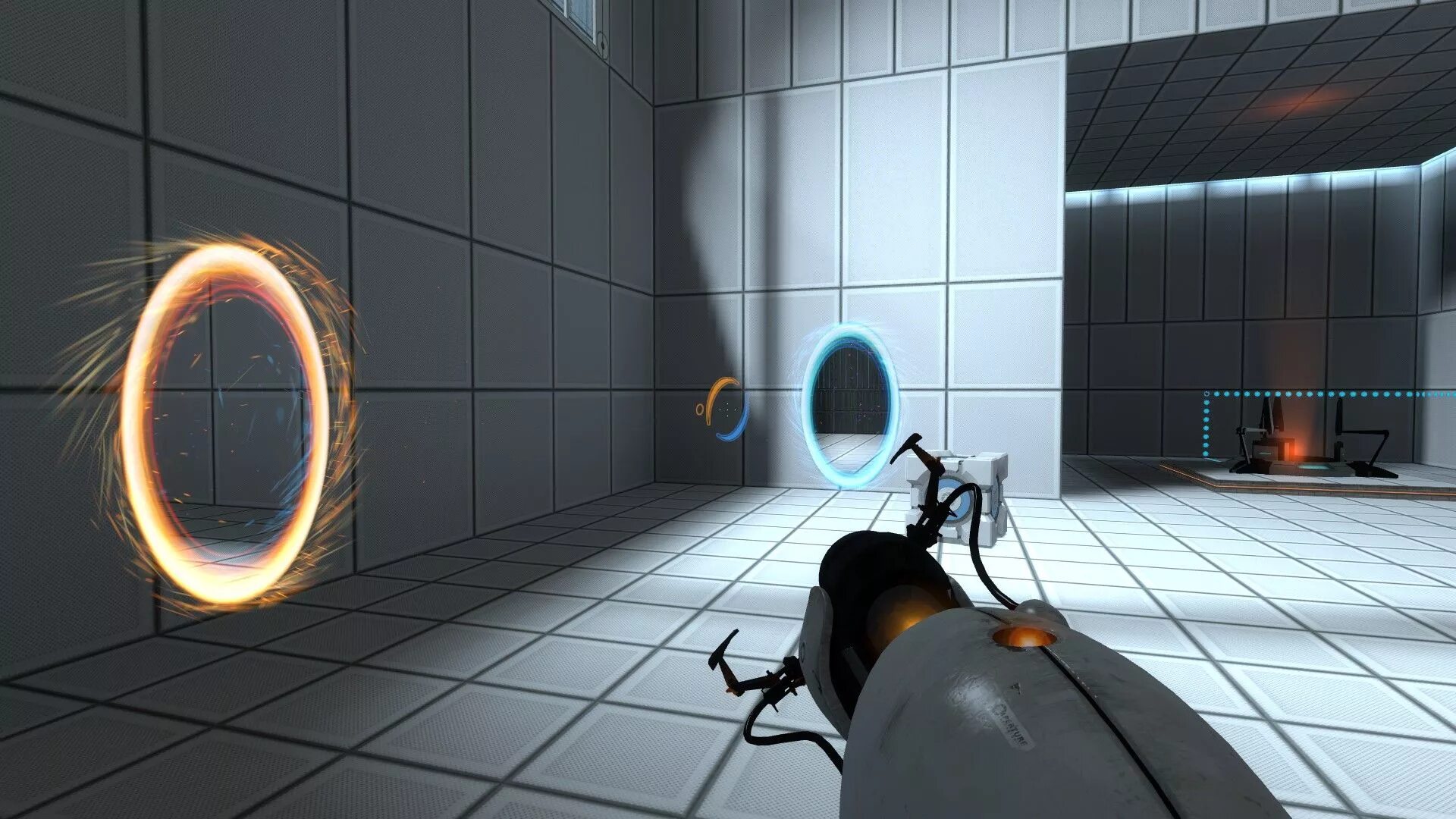 Портал фото игра This is a mega-mod that brings Portal up to the graphical level of Portal 2, in 