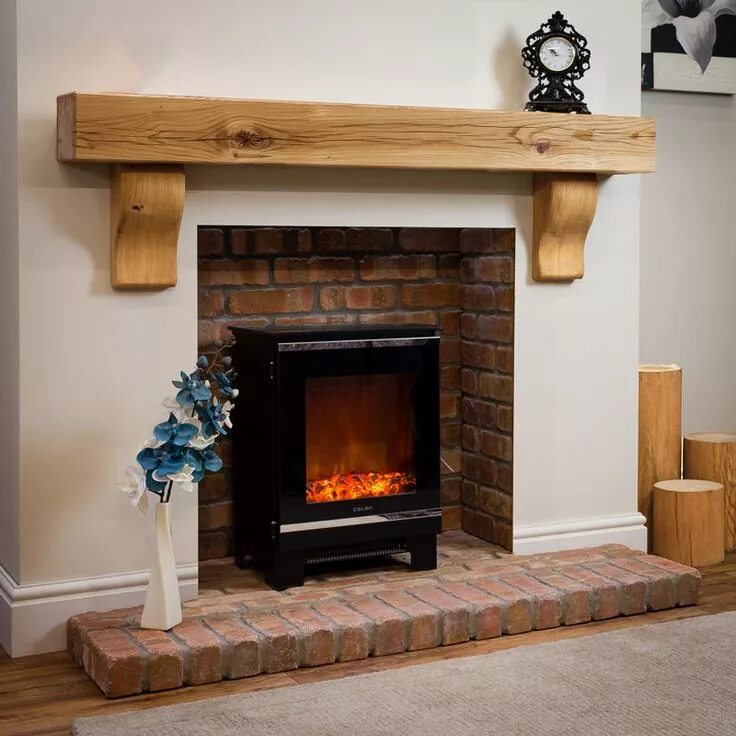 Портал камина из кирпича фото Mantel Shelf With Corbels: Unearth Timeless Beauty Cottage fireplace, Home firep