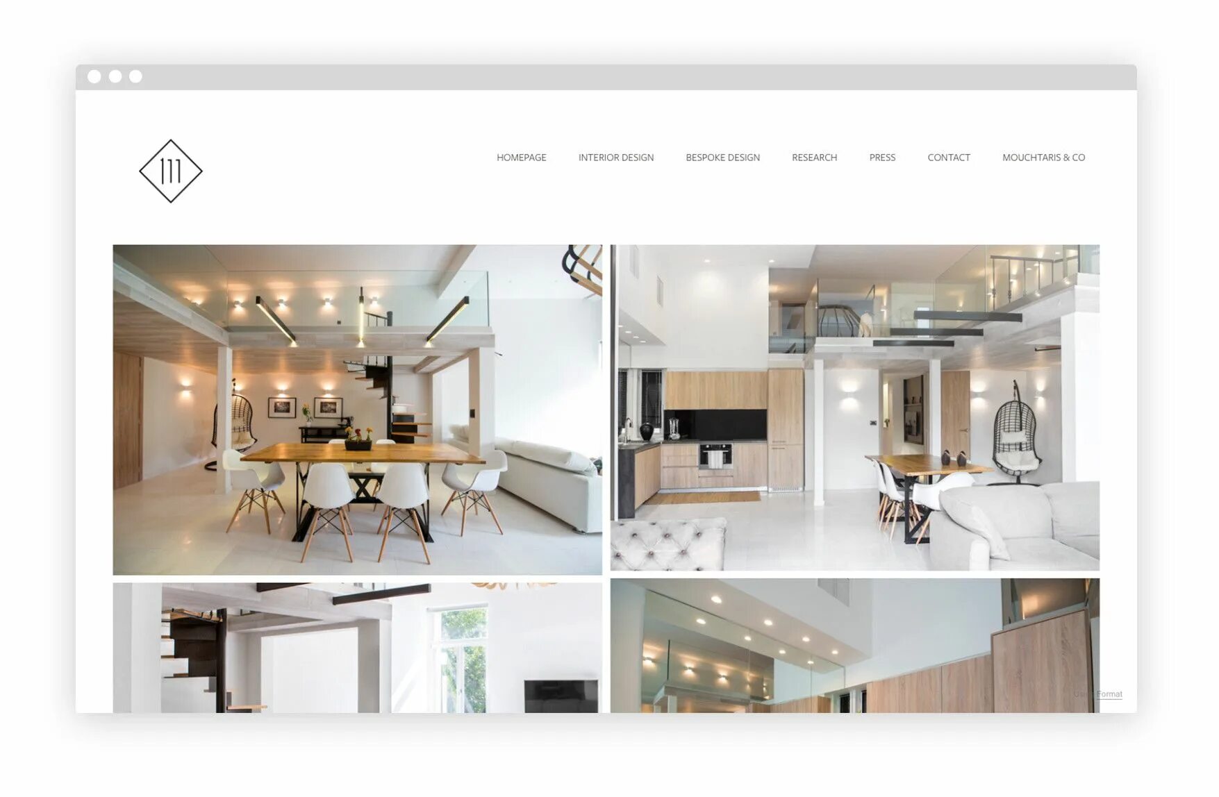 Портфолио дизайнера интерьера 10+ Interior Design Portfolio Website Examples We Love - Format