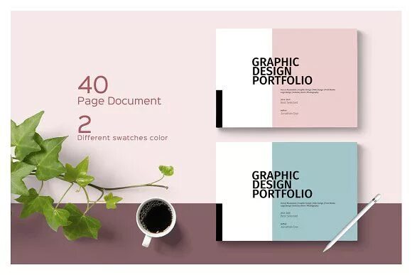 Портфолио дизайнера интерьера пдф Graphic Design Portfolio Template Portfolio template design, Graphic designer po