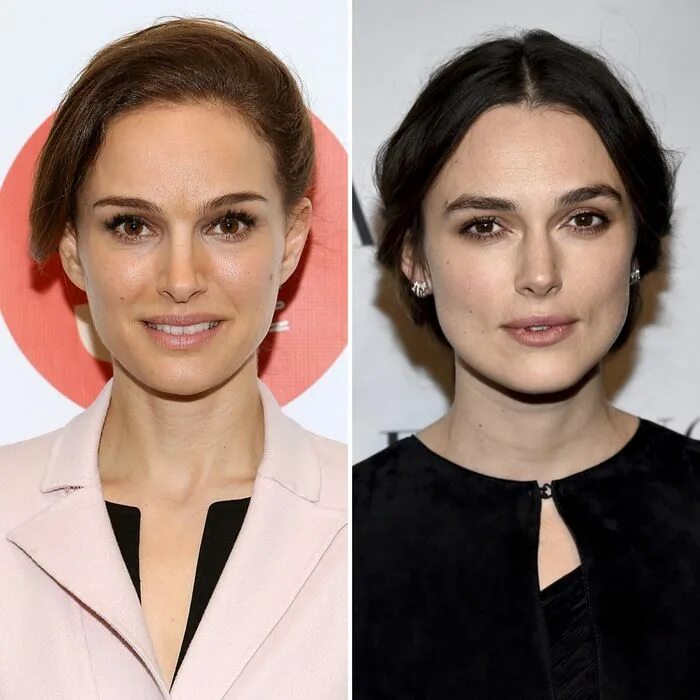 Портман и кира найтли фото It's National Lookalike Day - See Natalie Portman & Keira Knightley and More Cel