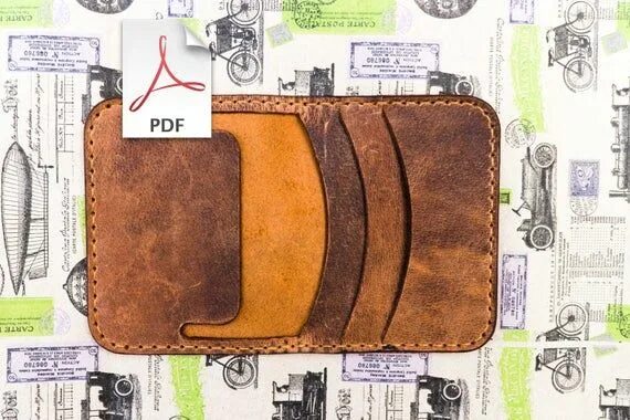 Портмоне для автодокументов мужские выкройка PDF Leather Wallet Pattern / Bifold Cardholder Pattern Etsy Leather wallet patte