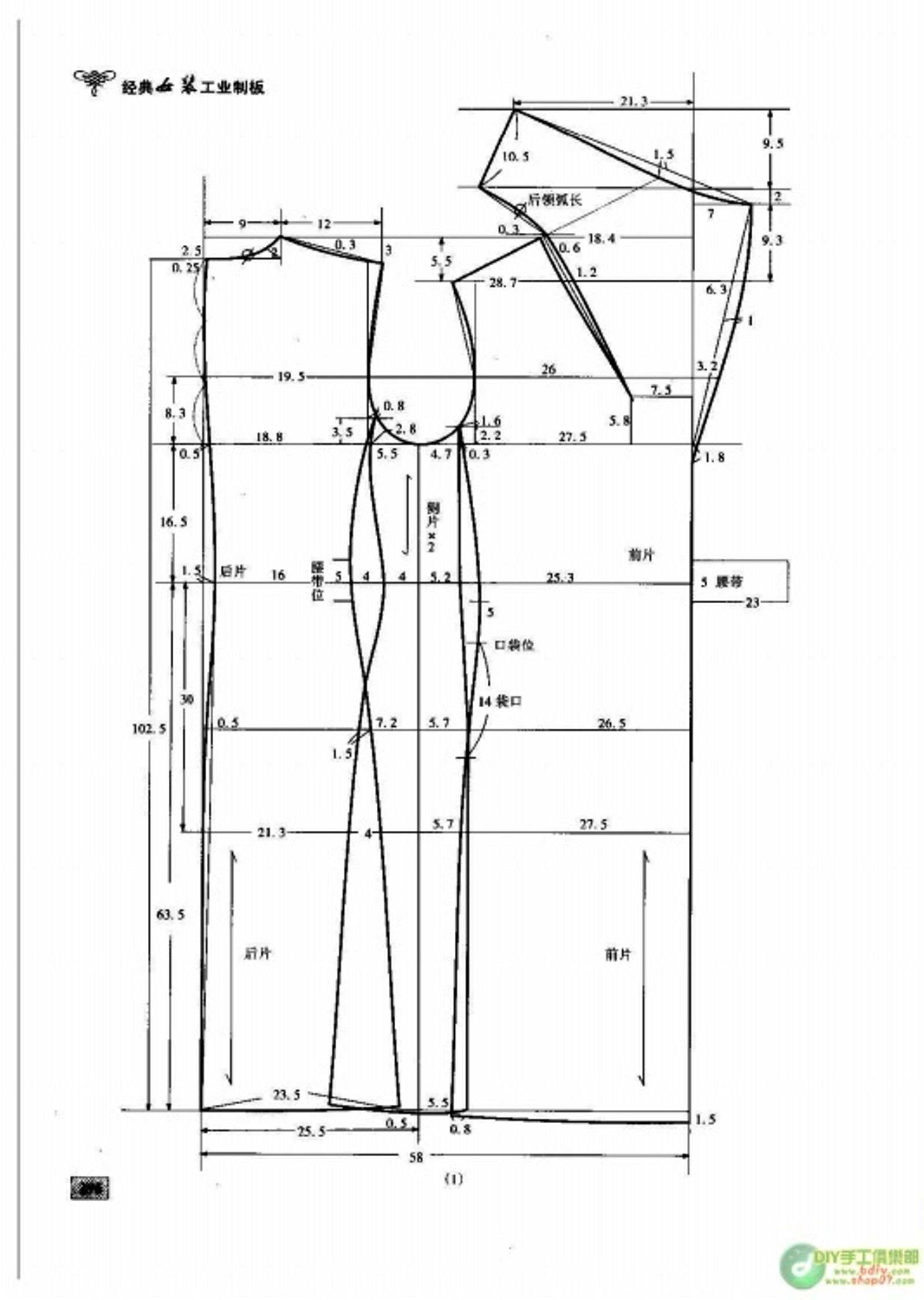 Портной блог бесплатные выкройки женских Classical dress pattern making for women Blouse pattern sewing, Fashion sewing, 