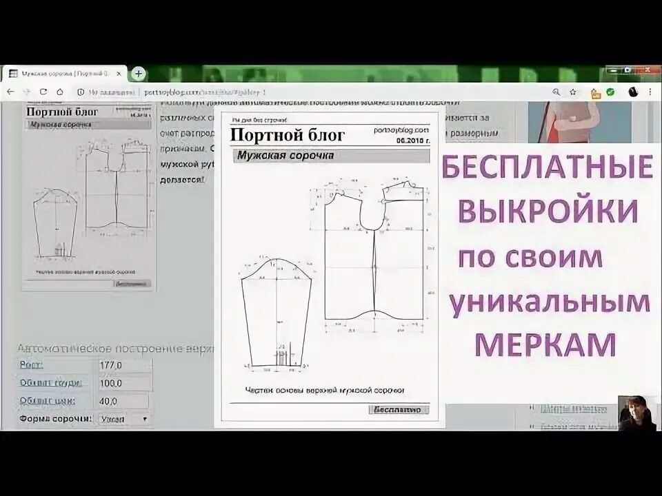 Портной блог выкройки автоматом бесплатно Базовая основа мужской сорочки, рукав для разных форм рубашки, несколько вариант