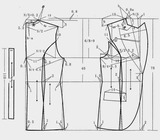 Портной блог выкройки бесплатно modelist kitapları: jackets (Chinese method of pattern making) Jacket pattern se