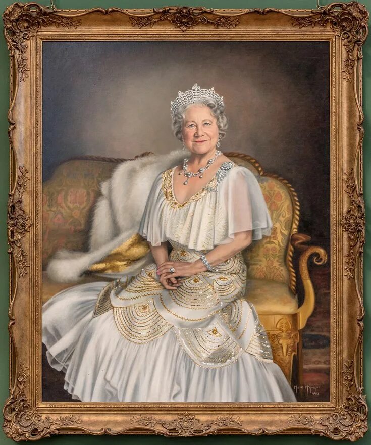 Портрет королева фото Portrait of the Queen Mother. Queen mother, Original oil painting, Painting