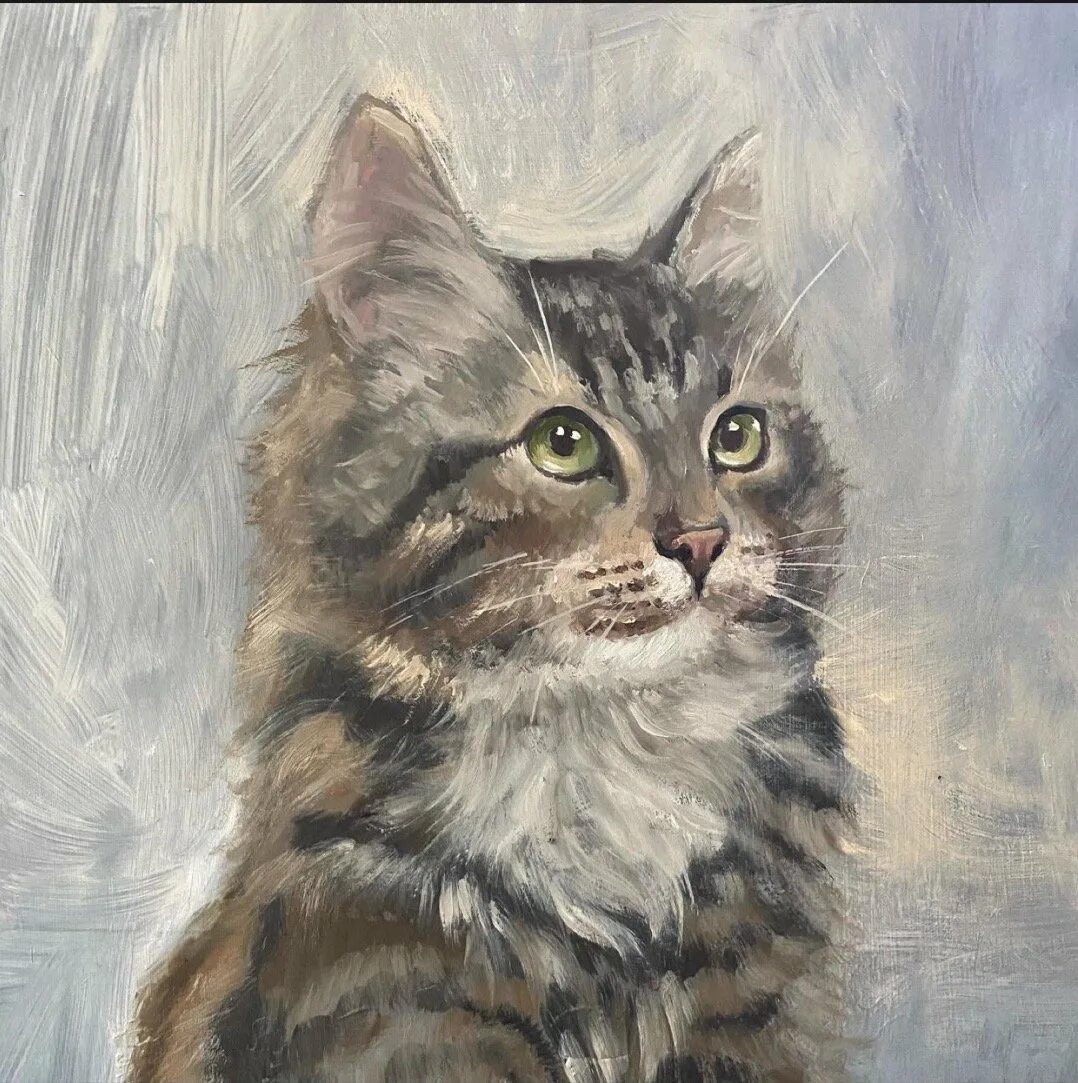 ❤ ❤ Incredible Cat Portrait by @skyzune_art ❤ ❤ --------------------------------