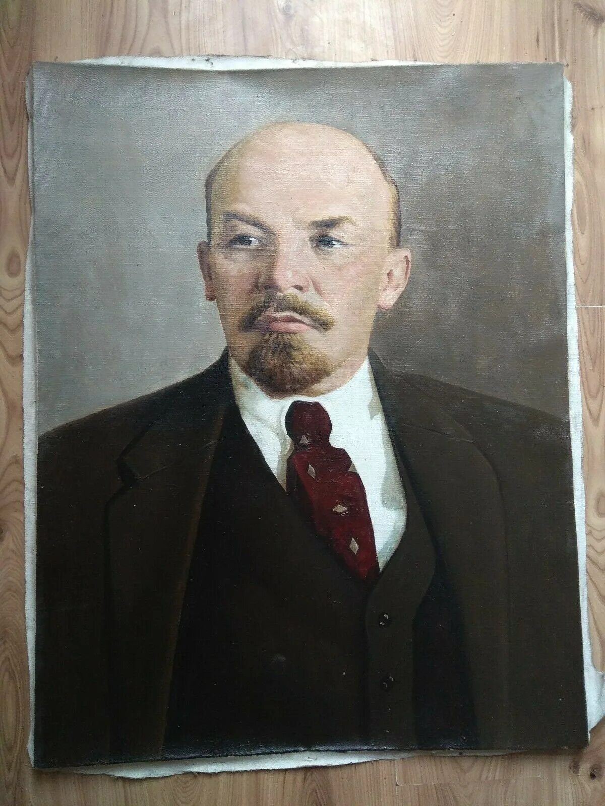 Портрет ленина фото 3 Oil Paintings Triptych 3 Posters Lenin Kolkhoz Workers 8.5ft=2.5m 010