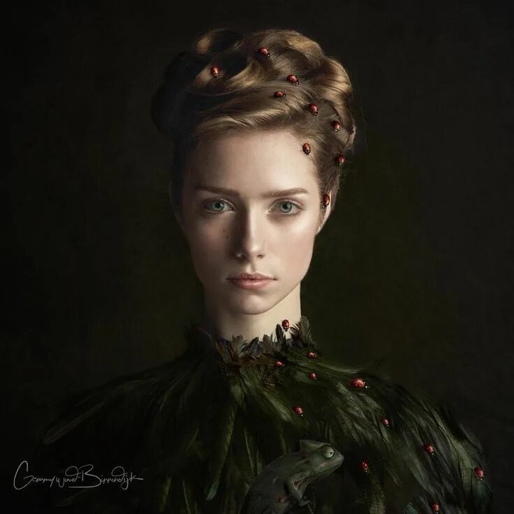 Портретный стиль фото Photographer Gemmy Woud-Binnendijk Captures Portraits In The Style Of Old Master