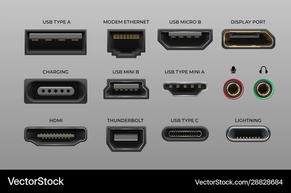 Порты для подключения датчиков Vga Port Vector Images (over 1,000)