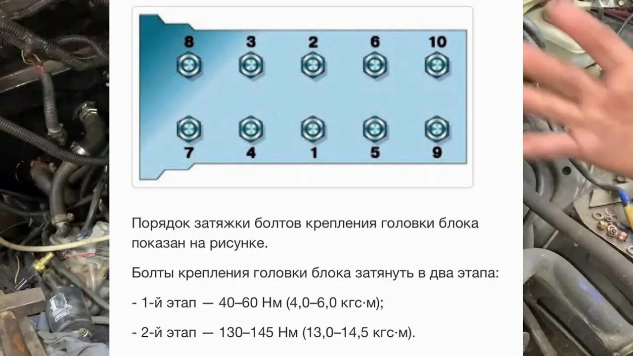 Порядок и момент затяжки гбц 406 Фотожурнал Руазел. Страница 1174245