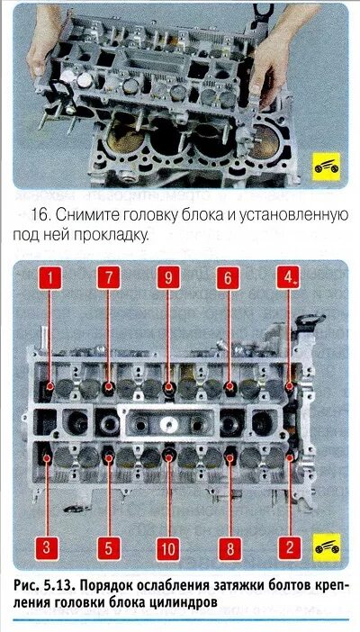 Порядок и момент затяжки гбц мазда 3 Руководство Мазда 6 (2008+). ЗАМЕНА ПРОКЛАДКИ ГОЛОВКИ БЛОКА ЦИЛИНДРОВ