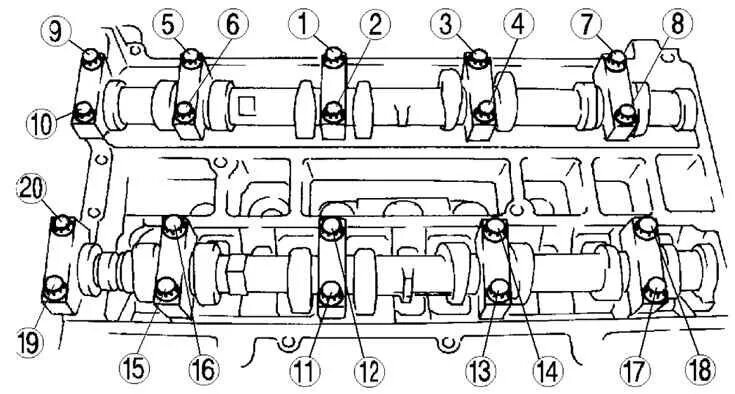 Порядок и момент затяжки гбц мазда 3 Капиталка part VI - Mazda 6 (1G) GG, 1,8 л, 2003 года своими руками DRIVE2