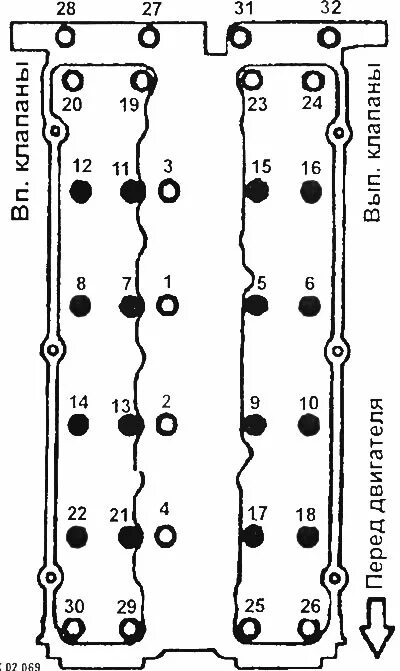 Порядок и момент затяжки распредвалов 4g64gdi Camshafts - removal and installation (4G93 DOHC, 16 valves) (Mitsubishi Colt 4 a