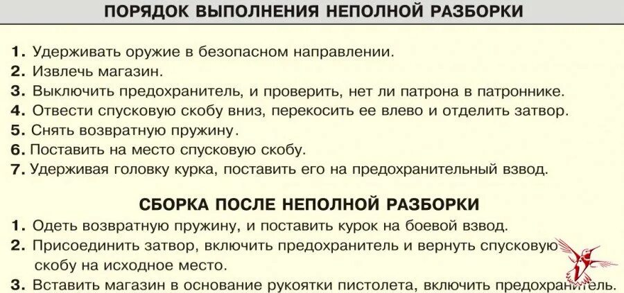 Порядок и правила разборки Порядок неполной: найдено 84 изображений