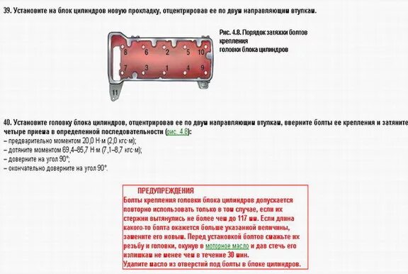 Порядок и усилие затяжки гбц шевроле нива Chevy-Niva :: Просмотр темы - Протяжка головки двигателя