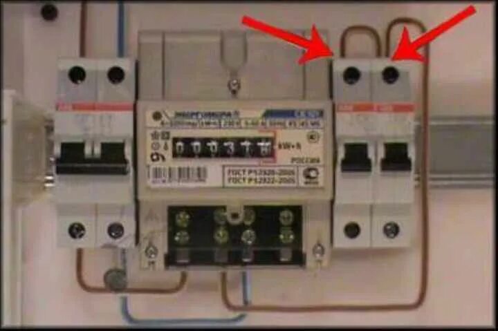 Порядок подключения электросчетчика и автоматов Как подключить электросчетчик к однофазной или трехфазной электрической цепи? Ка