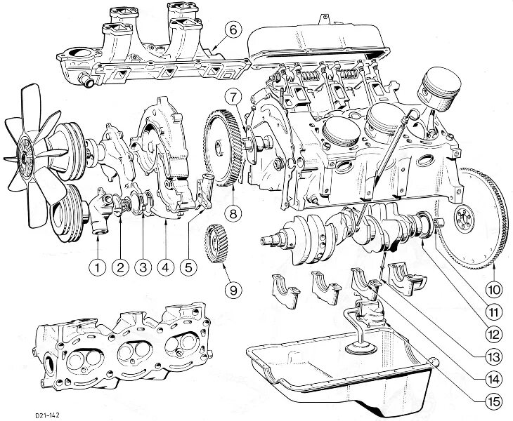 Порядок разборки двигателя Мотор . - Ford Sierra, 2,8 л, 1984 года другое DRIVE2