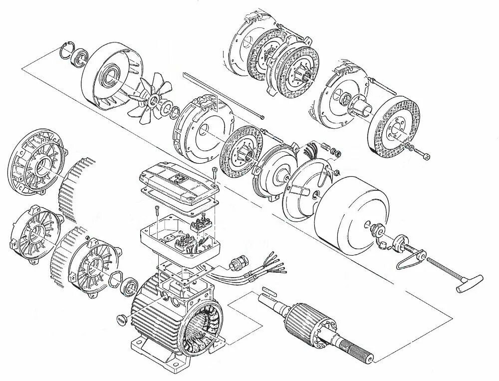 Порядок разборки электродвигателя Полная разборка электродвигателя, цена в Красноярске от компании ТМ-ПромСервис