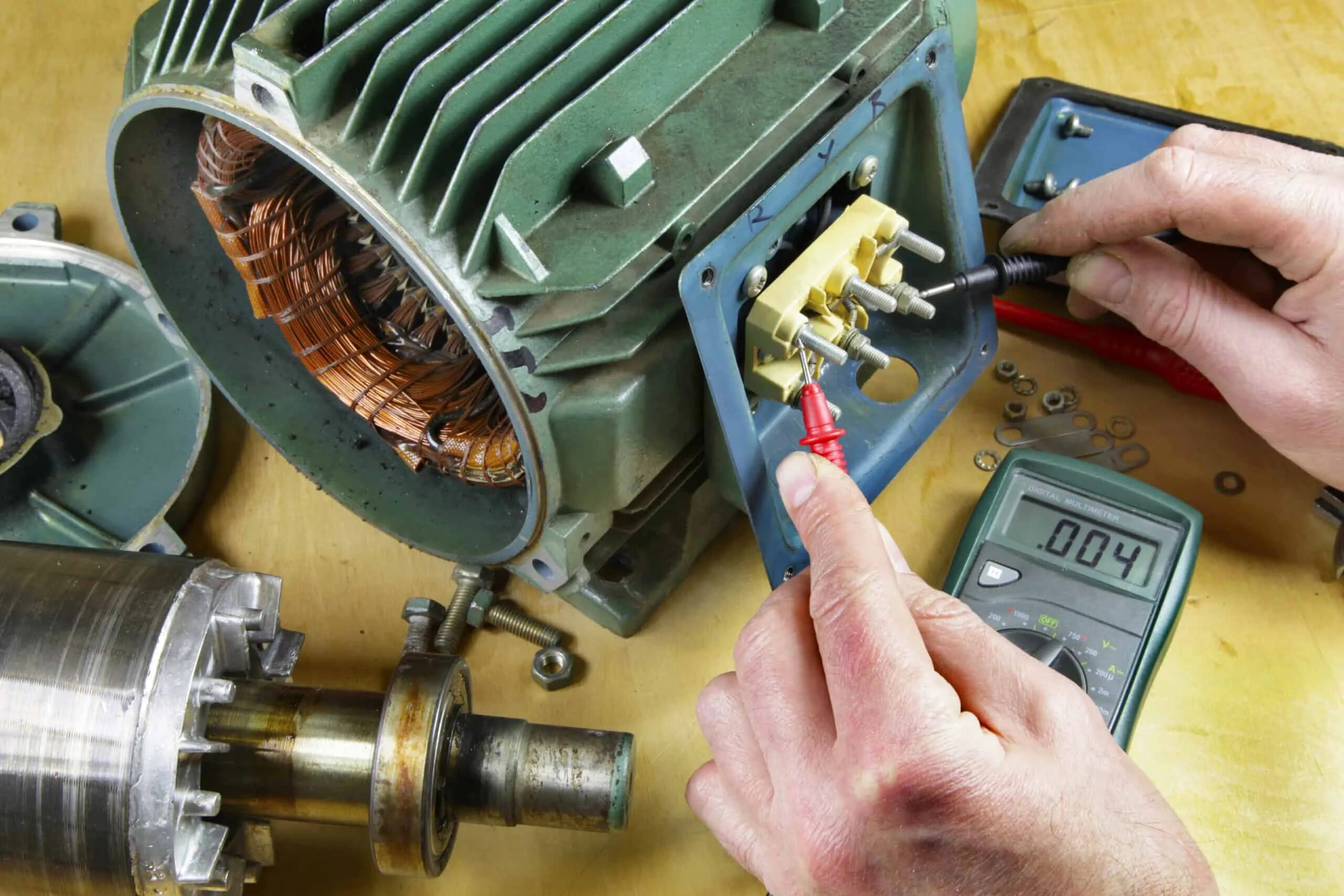 Порядок разборки электродвигателя при ремонте 3-Phase Motor Basics SEAM Group