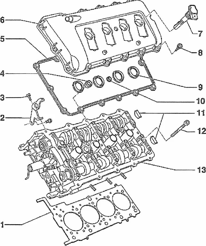 Порядок разборки гбц Головка блока цилиндров - описание конструкции (Ауди А6 С5 Allroad, 1999-2005 / 