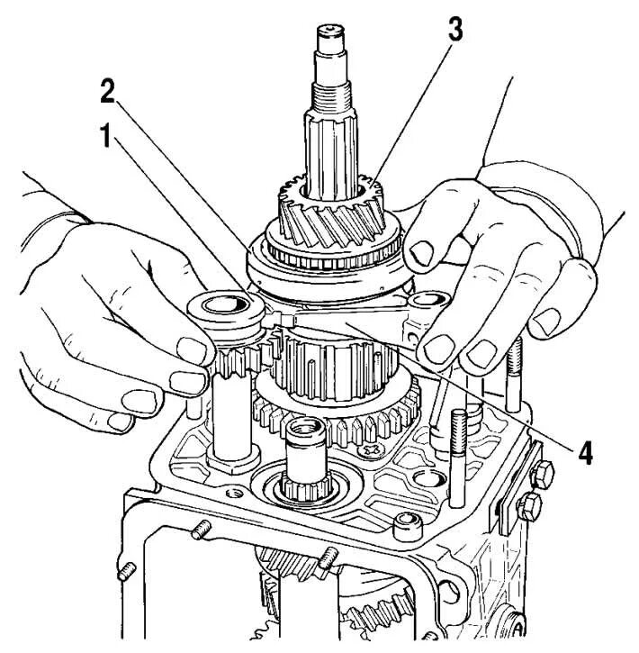 Порядок разборки коробки передач Disassembly and assembly of the gearbox (Chevrolet Niva 1 2002-2016: Transmissio