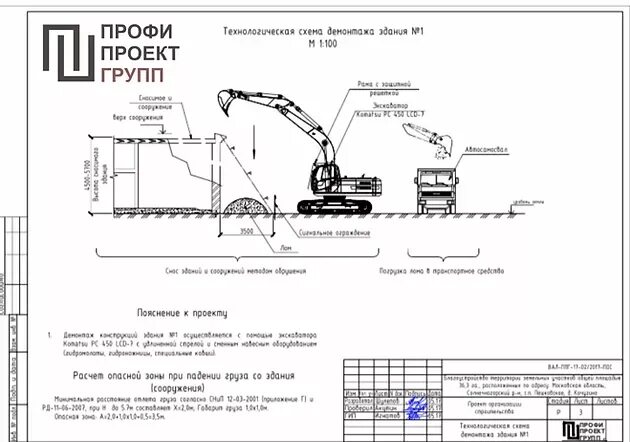 Порядок разборки сноса жилых зданий Успешно завершили разработку проекта по сносу и демонтажу двух зданий. - profipr