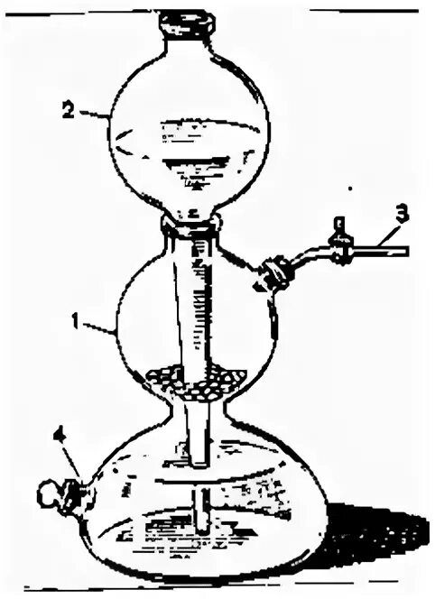 Порядок сборки аппарата киппа Приборы и приспособления для сбора и хранения газов