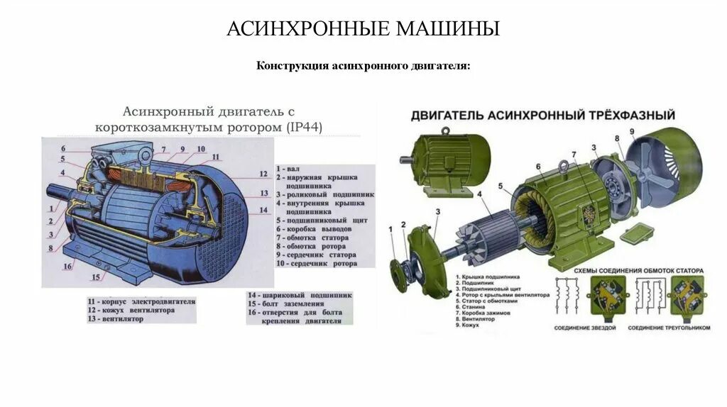 Порядок сборки асинхронного двигателя Асинхронный двигатель проект