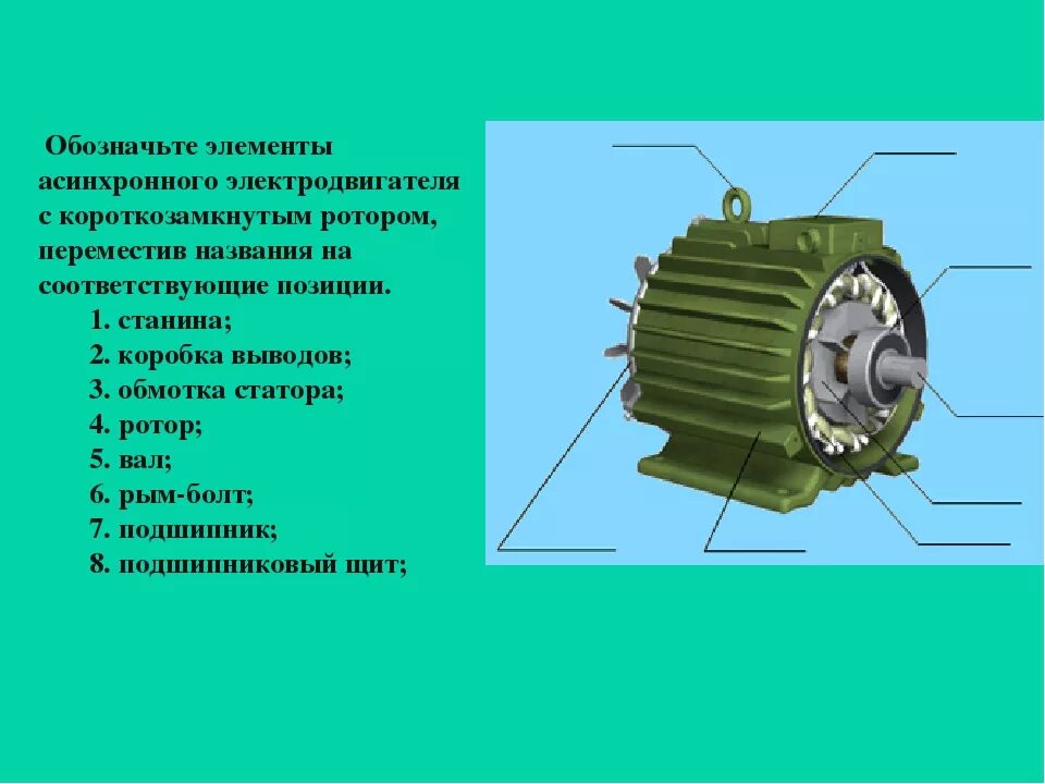 Порядок сборки асинхронного двигателя Функции асинхронного двигателя