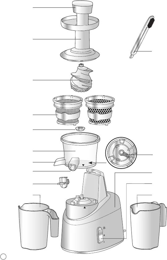 Порядок сборки белорусской соковыжималки Manual Moulinex ZU255B10 (page 2 of 70) (English, German, Dutch, French, Italian