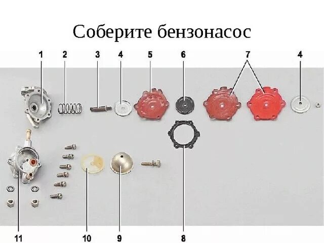 Порядок сборки бензонасоса Нужен совет по бензонасосу. - ЗАЗ 968, 1,2 л, 1991 года своими руками DRIVE2