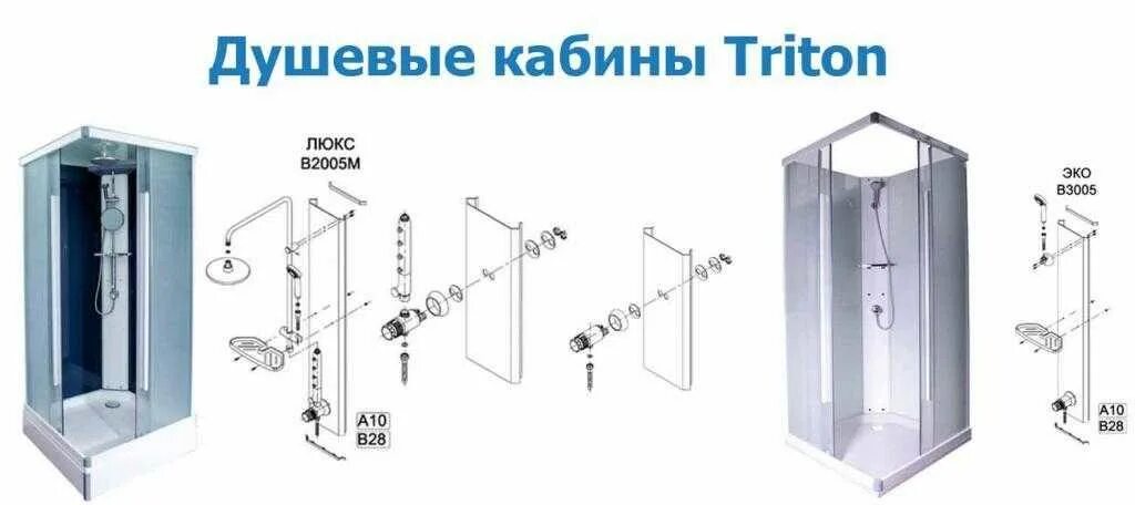 Порядок сборки душевой кабины тритон Отзывы про душевые кабины TRITON - Твой Дом