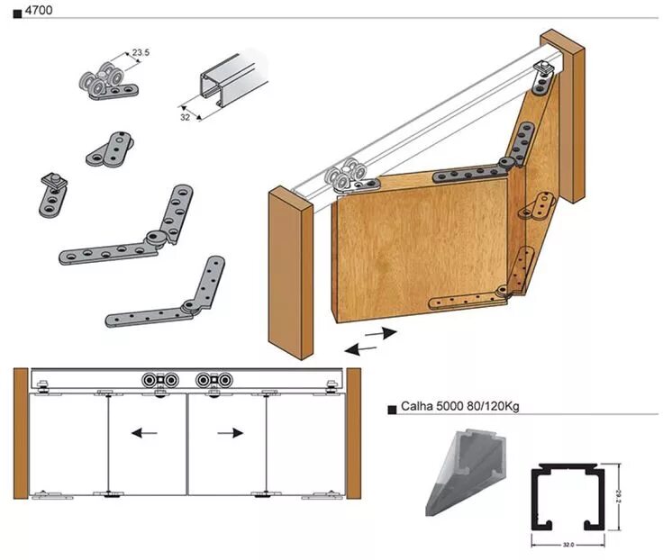 Порядок сборки двери гармошка Sistema Correr Fole Door design, Folding doors, Awesome woodworking ideas