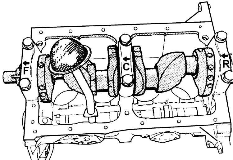 Порядок сборки двигателя Форд Эскорт. Сборка двигателя. Ford Escort / eeb556