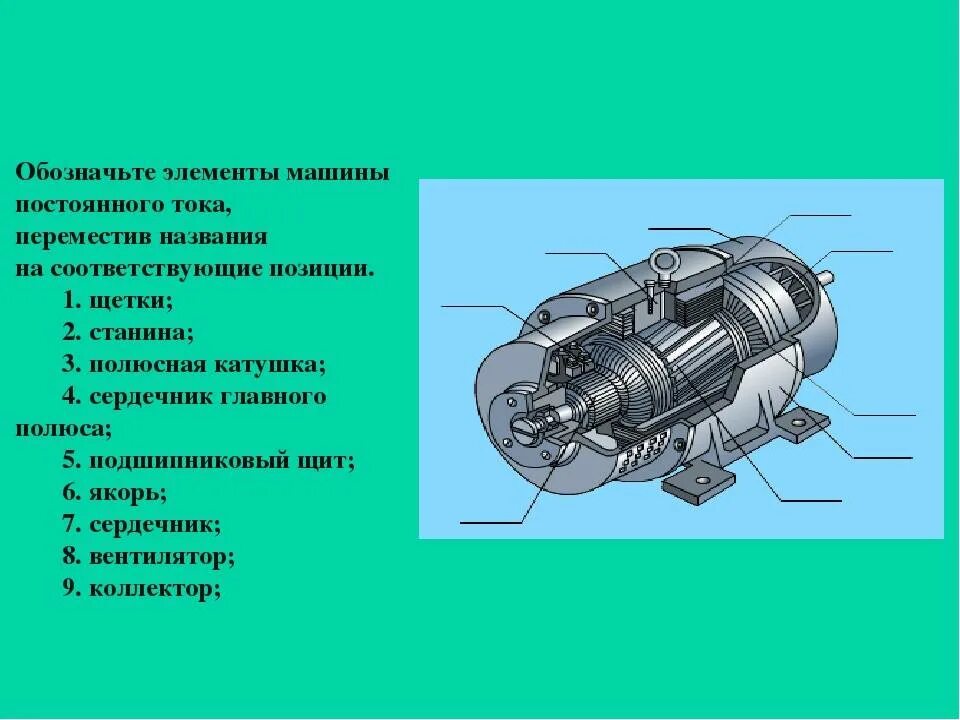 Порядок сборки электродвигателя Картинки ЭЛЕКТРИЧЕСКИЕ МАШИНЫ ВЫПОЛНЯЮТ РАБОТУ