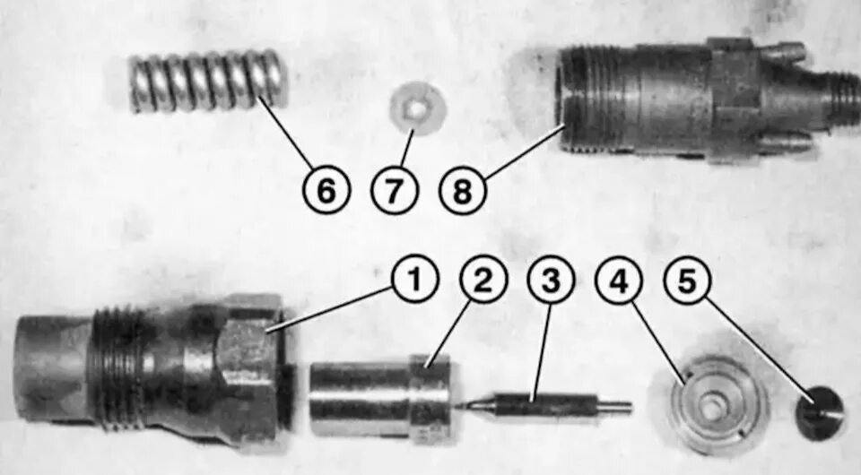Порядок сборки форсунки Форсунки.Снятие.Разборка.Замена распылителей.Проверка.Регулировка, - нужна ли ?!