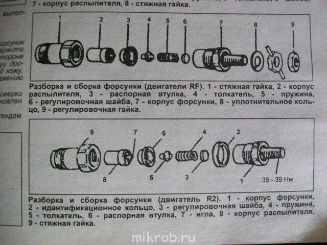 Порядок сборки форсунки Форсунки - Страница 6 - Клуб любителей микроавтобусов и минивэнов