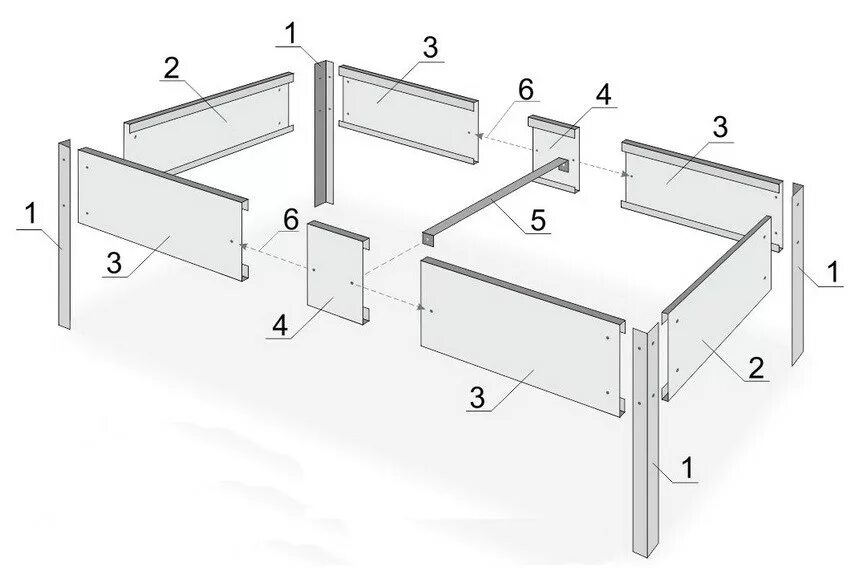 Порядок сборки и установки оцинкованной грядки Оцинкованные грядки чертеж фото - PwCalc.ru