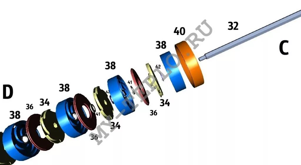 Порядок сборки импеллеров в водомете джилекс Запчасти для насоса Джилекс Водомет 60/72 Дом по низкой цене в Екатеринбурге. Це